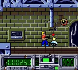 Duke Nukem gameplay screenshot on GBC