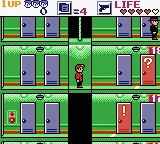Elevator Action EX gameplay screenshot on GBC