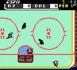 ESPN National Hockey Night gameplay screenshot on GBC