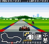 F-1 World Grand Prix gameplay screenshot on GBC