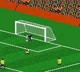 FIFA 2000 gameplay screenshot on GBC