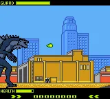 Godzilla: The Series gameplay screenshot on GBC