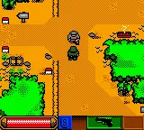 Hands of Time gameplay screenshot on GBC