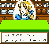 Harvest Moon 2 GBC gameplay screenshot on GBC