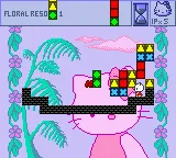 Hello Kitty's Cube Frenzy gameplay screenshot on GBC