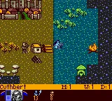 Heroes of Might and Magic II: The Succession Wars gameplay screenshot on GBC