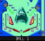 Hollywood Pinball gameplay screenshot on GBC
