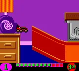 Hot Wheels: Stunt Track Driver gameplay screenshot on GBC