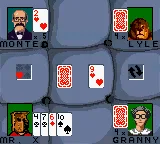 Hoyle Card Games gameplay screenshot on GBC