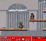 Hugo: The Evil Mirror gameplay screenshot on GBC