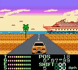 International Rally gameplay screenshot on GBC