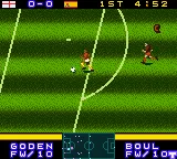 International Superstar Soccer 2000 gameplay screenshot on GBC