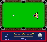 Jimmy White's Cueball gameplay screenshot on GBC