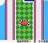 Kirby Tilt 'n' Tumble gameplay screenshot on GBC