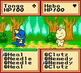 Lil' Monster gameplay screenshot on GBC