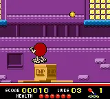 M&M's Minis Madness gameplay screenshot on GBC