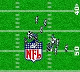 Madden NFL 2001 gameplay screenshot on GBC
