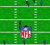 Madden NFL 2002 gameplay screenshot on GBC