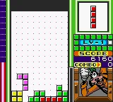 Magical Tetris Challenge gameplay screenshot on GBC