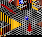 Marble Madness gameplay screenshot on GBC