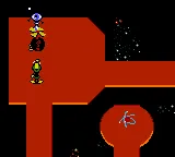 Marvin Strikes Back! gameplay screenshot on GBC