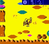 Maya the Bee: Garden Adventures gameplay screenshot on GBC
