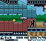 Men in Black 2: The Series gameplay screenshot on GBC