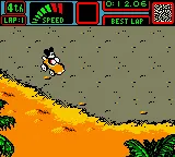 Mickey's Speedway USA gameplay screenshot on GBC