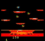 Midway Presents Arcade Hits: Joust & Defender gameplay screenshot on GBC