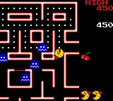 Ms. Pac-Man: Special Color Edition gameplay screenshot on GBC