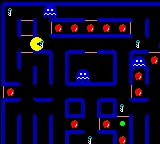 Ms. Pac-Man: Special Colour Edition gameplay screenshot on GBC