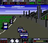NASCAR 2000 gameplay screenshot on GBC