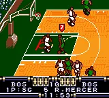 NBA Pro 99 gameplay screenshot on GBC