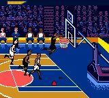 NBA Showtime: NBA on NBC gameplay screenshot on GBC