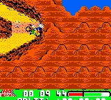 No Fear: Downhill Mountain Biking gameplay screenshot on GBC