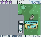NSYNC: Get to the Show gameplay screenshot on GBC