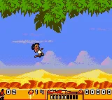 Papyrus gameplay screenshot on GBC