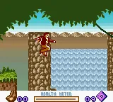 Pitfall: Beyond the Jungle gameplay screenshot on GBC