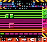 Pocket Music gameplay screenshot on GBC