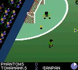 Pocket Soccer gameplay screenshot on GBC