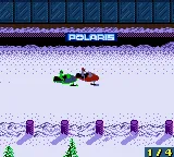 Polaris SnoCross gameplay screenshot on GBC