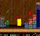 Portal Runner gameplay screenshot on GBC