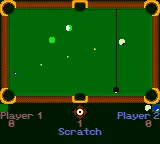 Pro Pool gameplay screenshot on GBC