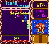 Puchi Carat gameplay screenshot on GBC