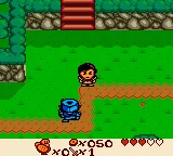 Quest for Camelot gameplay screenshot on GBC