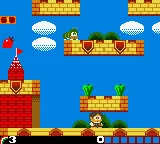 Rainbow Islands gameplay screenshot on GBC