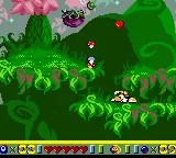 Rayman gameplay screenshot on GBC