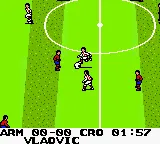 Ronaldo V-Football gameplay screenshot on GBC