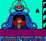 Rugrats: Time Travelers gameplay screenshot on GBC