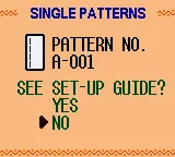 Sewing Machine Operation Software gameplay screenshot on GBC